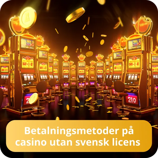 Betalningsmetoder på casino utan svensk licens